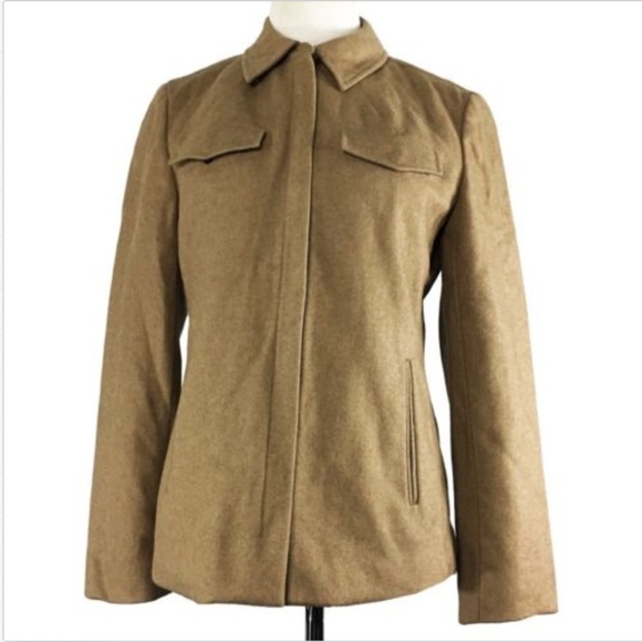 J. Crew Jackets & Blazers - J Crew Womens Full Zip Casual Lined Wool Jacket